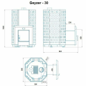 Poêle à bois pour sauna - NOVA GEYZER 30 - 2