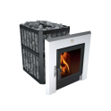 Poêle pour sauna à bois - NOVA PANORAMA 18 avec réseau - 0
