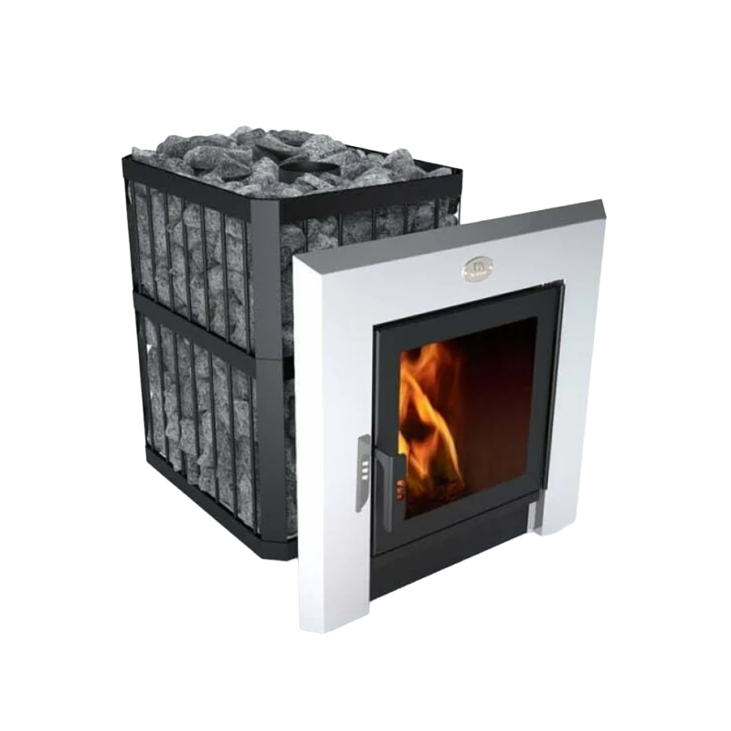 Poêle à bois pour sauna - NOVA PANORAMA 26 avec réseau