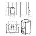 Poêle à bois pour sauna - STOVEMAN 13 - 2