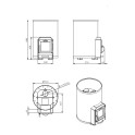Poêle à bois pour sauna - STOVEMAN 20R-LS - 2
