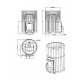 Poêle à bois pour sauna - STOVEMAN CROWN 20R