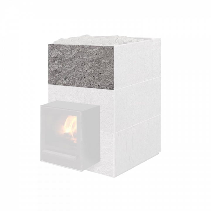 Poêle à bois pour sauna - TULIKIVI KINOS 20 TBH, couche de pierre supplémentaire pour le portail