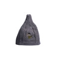 Bonnet de sauna en coton - GRIS - 0