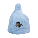 Bonnet de sauna en coton - BLEU CLAIR - 0