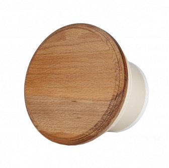 Ventilateur de sauna MM-S avec clapet anti-retour et finition bois rond d/100mm