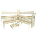 Banc de sauna modulaire PREMIUM, Aspen - 8