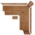 Banc de sauna modulaire PREMIUM, Thermo tremble - 8