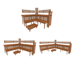 Banc de sauna modulaire PREMIUM, Thermo tremble 