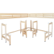 Bancs de sauna modulaires avec design « Sun Corner » 2114 × 2696 mm