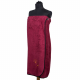Coffret cadeau pour ELLE. Bonnet et tablier de sauna femme - BORDEAUX