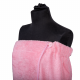 Coffret cadeau pour ELLE. Bonnet et tablier de sauna pour femme - ROSE