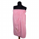 Coffret cadeau pour ELLE. Bonnet et tablier de sauna pour femme - ROSE