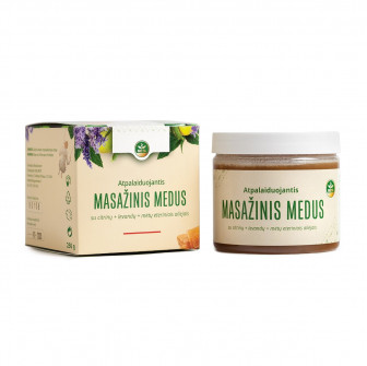 Mélange de massage au miel et aux huiles essentielles de lavande, de citron et de menthe