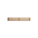 Dossier en bois de tremble thermo-thermique, 16 x 300 x 1550-2350 mm - 0