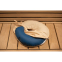 Coussin pour soins de sauna, couleur sable, 30 × 30 cm - 1