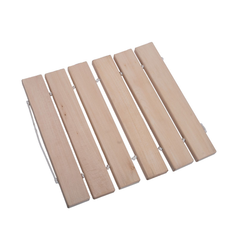 Siège suspendu en bois, tilleul