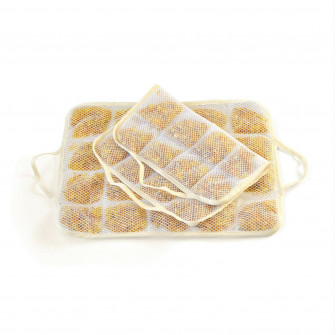 Coussin Sauna Ambre / Lin Naturel 100%