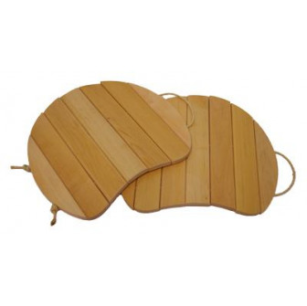 Siège en bois, suspendu