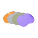 Sièges de sauna couleur, 4 psc. - 0