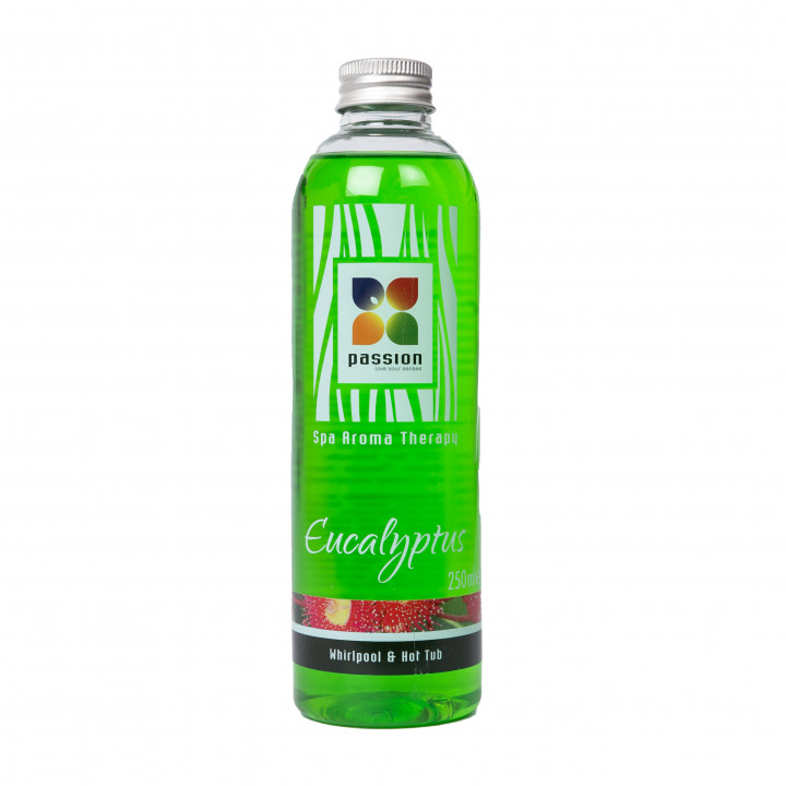 Parfum d'aromathérapie PASSION pour bains à remous et spas, Eucalyptus 250 ml