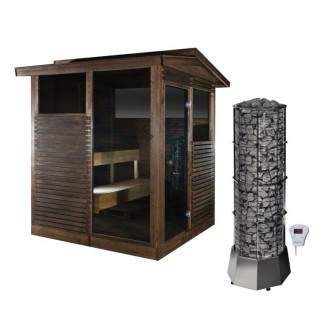 Maison de sauna Narvi Kota Pihasauna Softy 9 kW