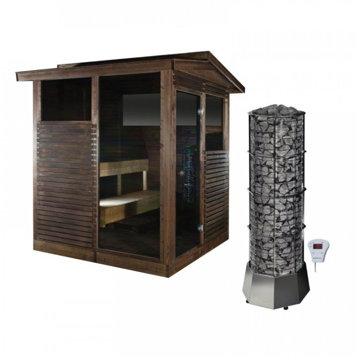 Maison de sauna Narvi Kota Pihasauna Softy 9 kW