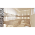 Banc de sauna, tremble/aulne, 400 x 1600-2400 mm - 11