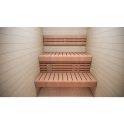 Banc de sauna, tremble/aulne, 400 x 1600-2400 mm - 6