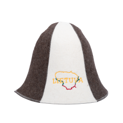 Bonnet de sauna - Lietuva, rayé 