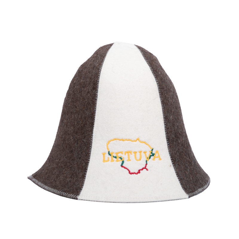 Bonnet de sauna - Lietuva, rayé
