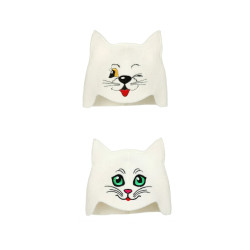 Chapeau de sauna - Chaton avec oreilles  Chapeau de sauna - Chaton avec oreilles