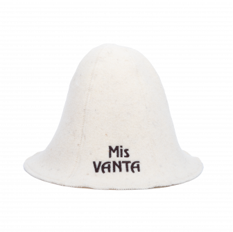 Bonnet de sauna - Miss Vanta, blanc