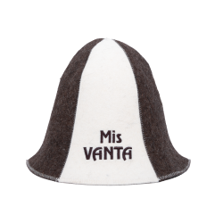 Chapeau de sauna - MISS VANTA, rayé  Chapeau de sauna - MISS VANTA, rayé