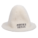 Chapeau de sauna - PIRTIES ŠEFAS, blanc - 0 Chapeau de sauna - PIRTIES ŠEFAS, blanc - 0