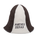 Chapeau de sauna - PIRTIES ŠEFAS, rayé - 0
