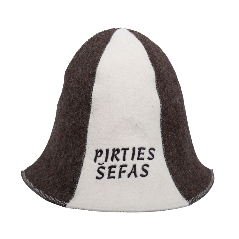Chapeau de sauna - PIRTIES ŠEFAS, rayé