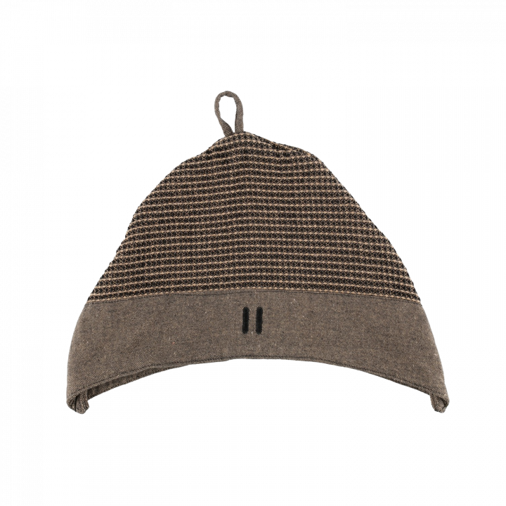 Coffret cadeau RENTO KENNO POUR LUI. Chapeau et tablier en coton marron.