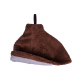 Coffret cadeau pour LUI. Chapeau et tablier de sauna pour homme - MARRON