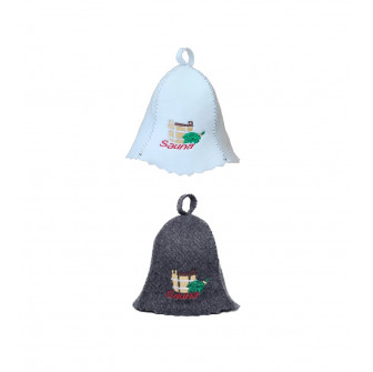 Bonnet de sauna - SAUNA avec seau et fouet