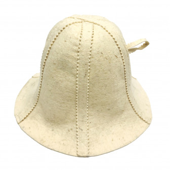 Bonnet de sauna - HAT blanc