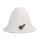 Bonnet de sauna - SAUNA WHISK, blanc