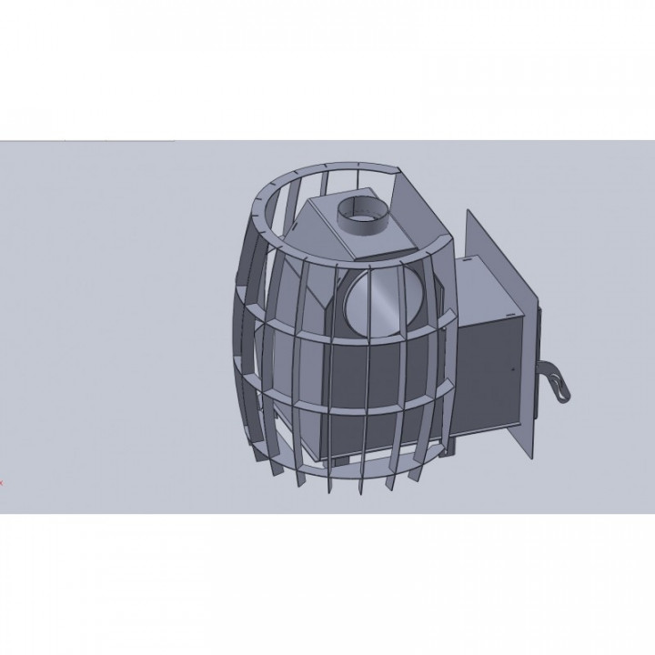 Poêle à bois pour sauna - TEPLODAR BARREL 12 avec porte vitrée