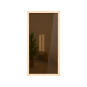 Fenêtre de sauna avec cadre en bois - 15