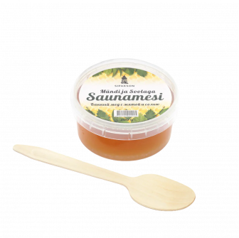 Miel de sauna à l'extrait de menthe et au sel, 200 g