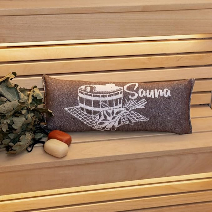 Coussin de sauna, marron