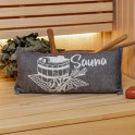 Coussin de sauna, gris foncé - 2 Coussin de sauna, gris foncé - 2