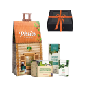 Coffret SAUNA dans un coffret cadeau. Huile essentielle d'eucalyptus, miel de massage ET huile essentielle de menthe - 0