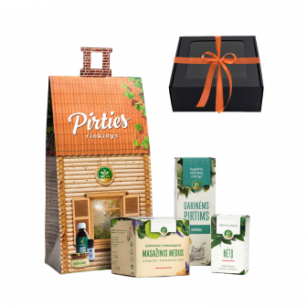 Coffret SAUNA dans un coffret cadeau. Huile essentielle d'eucalyptus, miel de massage ET huile essentielle de menthe