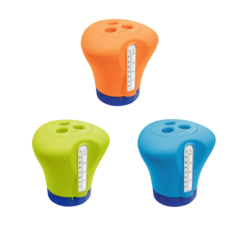 Distributeur flottant avec thermomètre